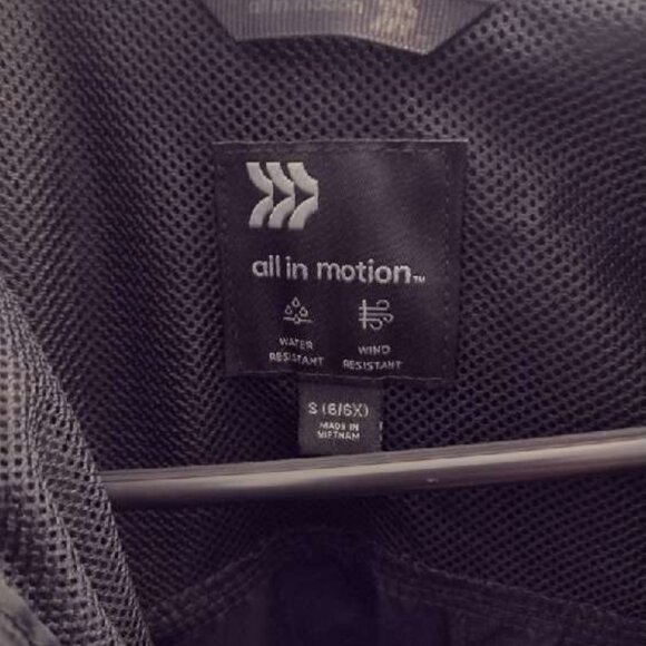 All in motion kids size small 6/6x new with tags windbreaker with hood - Picture 2 of 7